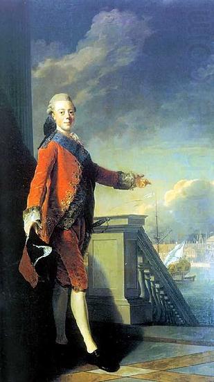 Portrait of Grand Prince Paul Petrovich, Alexander Roslin